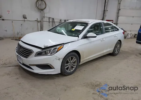 2016 Hyundai Sonata Se из США, поврежденный, VIN 5NPE24AFXGH312169